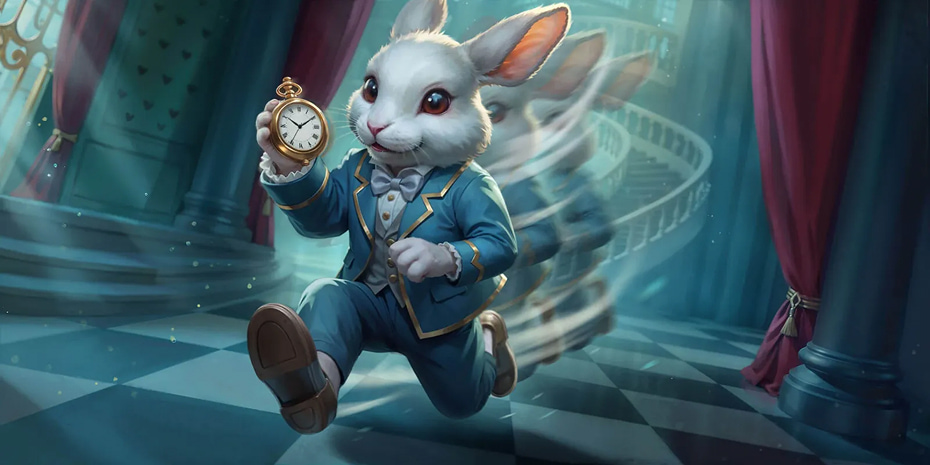 Postać królika z Alicji w Krainie Czarów