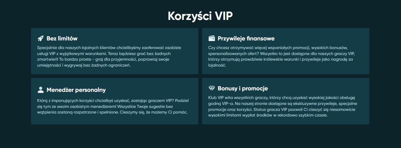 Program VIP w legendplay